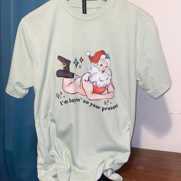 NAUGHTY SANTA tee - Picture 1 of 5